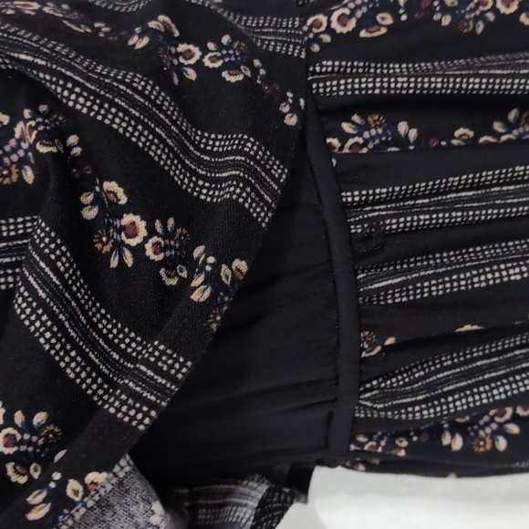 Bebop Black Boho Strapless Jumpsuit Size Large - Picture 3 of 8